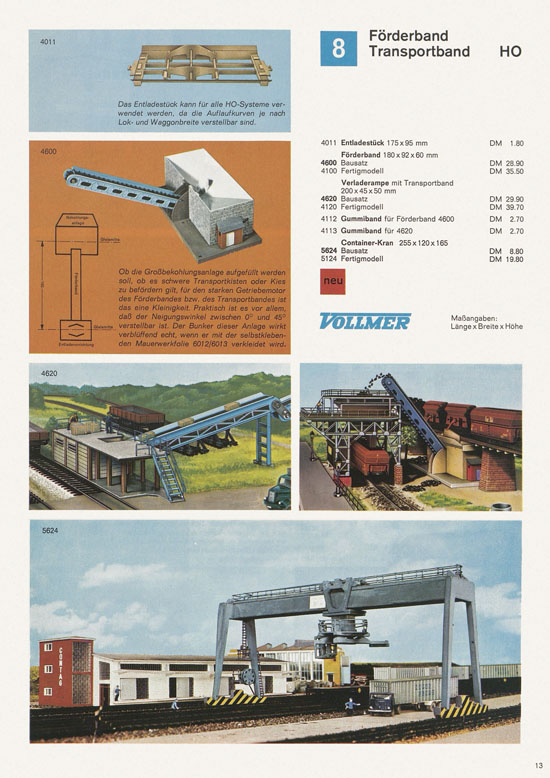 Seite 13 Vollmer Katalog 1969-1970