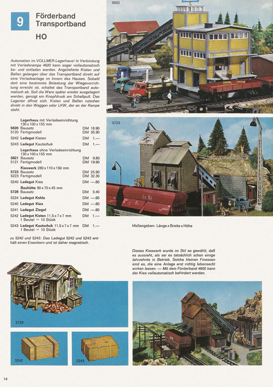 Seite 14 Vollmer Katalog 1969-1970