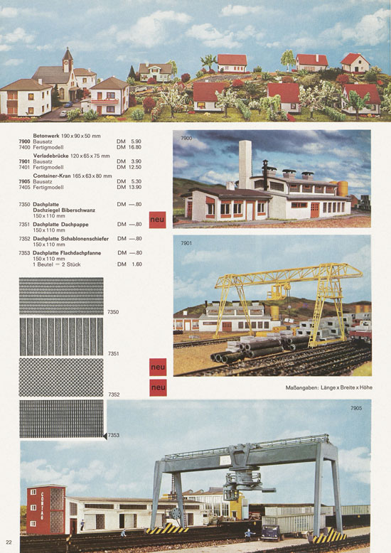 Seite 22 Vollmer Katalog 1969-1970