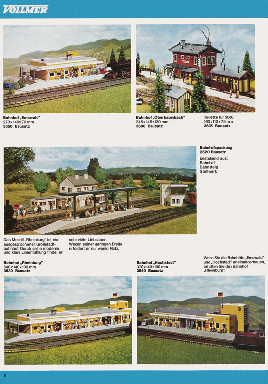 Seite 6 Vollmer Katalog 1976