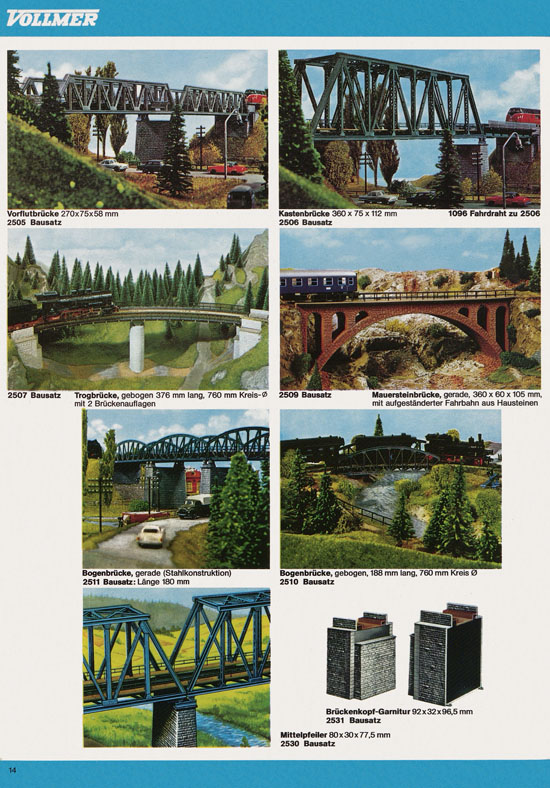 Seite 14 Vollmer Katalog 1976