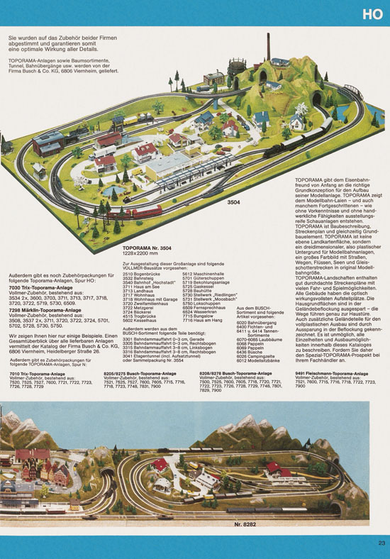 Seite 23 Vollmer Katalog 1976