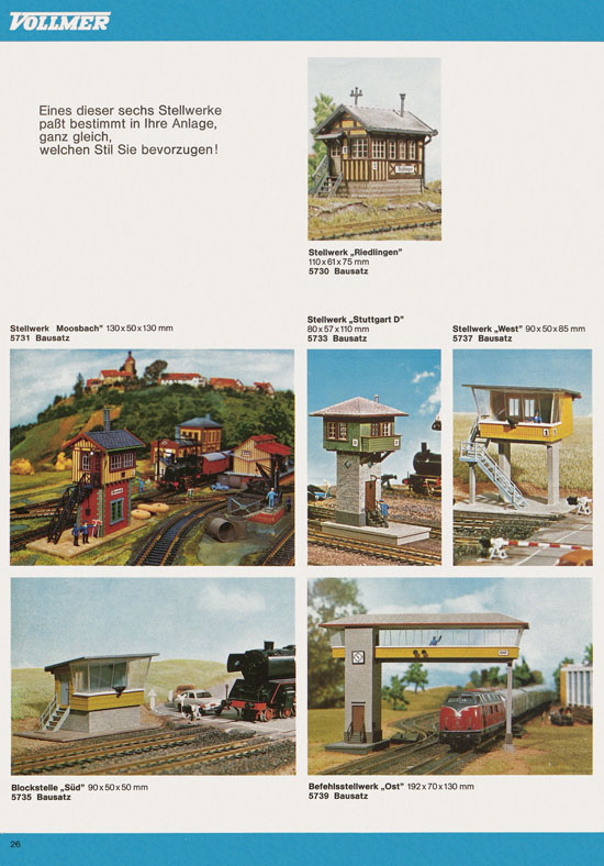 Seite 26 Vollmer Katalog 1976