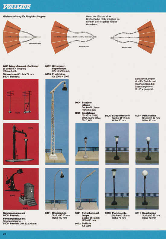 Seite 28 Vollmer Katalog 1976