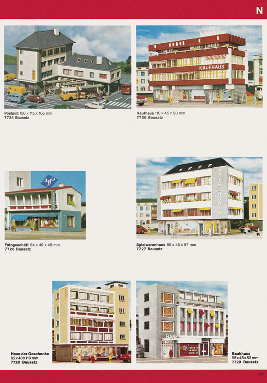 Seite 37 Vollmer Katalog 1976