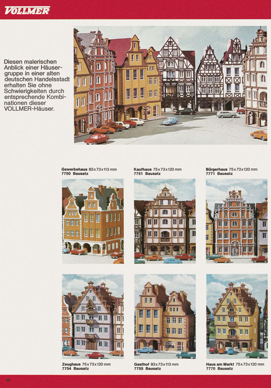 Seite 38 Vollmer Katalog 1976