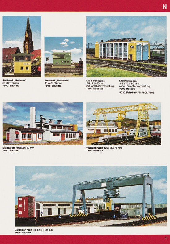 Seite 41 Vollmer Katalog 1976