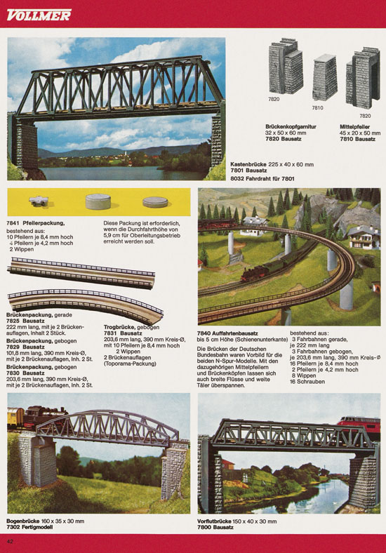 Seite 42 Vollmer Katalog 1976