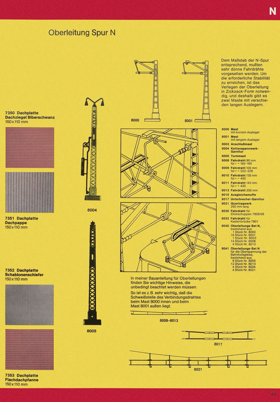 Seite 43 Vollmer Katalog 1976