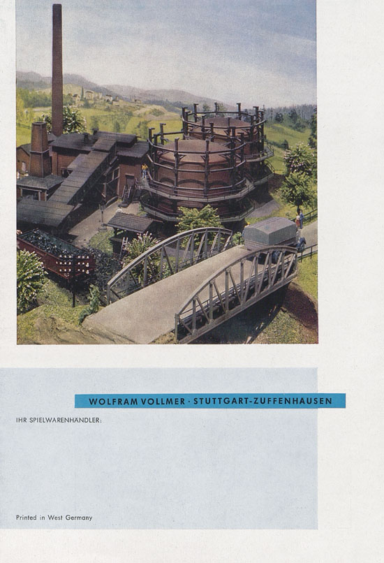 Vollmer 1000 Möglichkeiten Gaswerk 1963