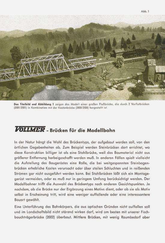 Seite 2 Vollmer 1000 Möglichkeiten Brücken 1962