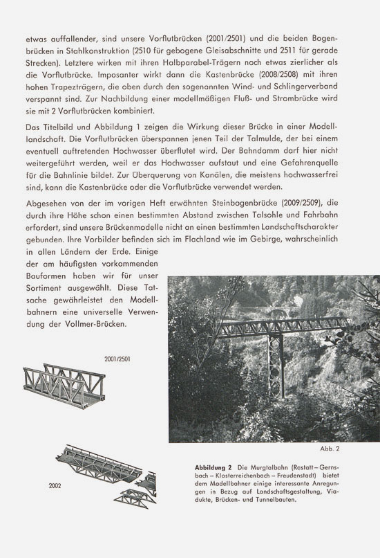 Seite 3 Vollmer 1000 Möglichkeiten Brücken 1962
