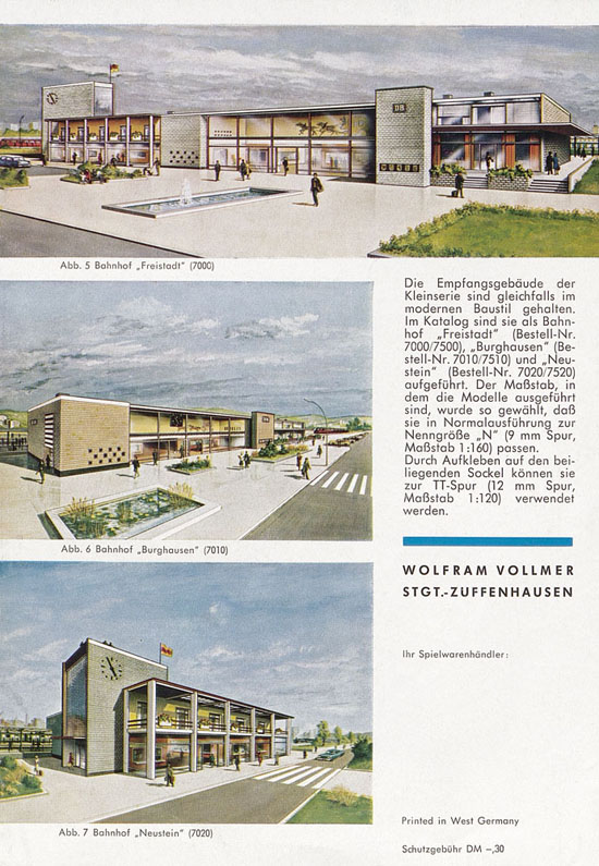 Seite 6 Vollmer 1000 Möglichkeiten Der Bahnhof 1964