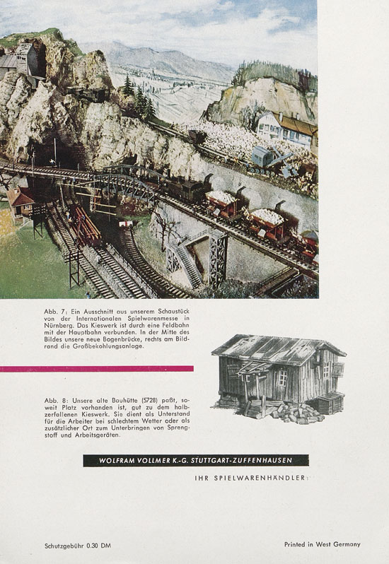 Seite 4 Vollmer 1000 Möglichkeiten Kieswerk 1960