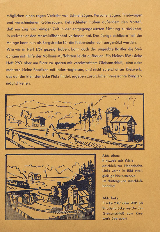 Seite 6 Vollmer 1000 Möglichkeiten Kieswerk 1960