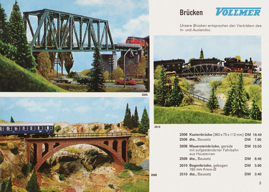 Seite 3 Vollmer Katalog 1967-1968
