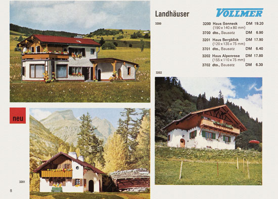 Seite 8 Vollmer Katalog 1967-1968