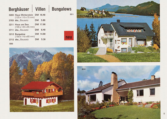 Seite 9 Vollmer Katalog 1967-1968