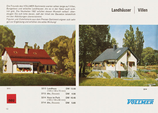 Seite 10 Vollmer Katalog 1967-1968