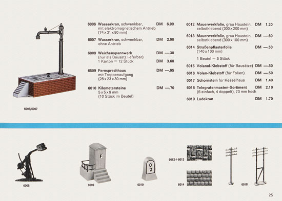 Seite 25 Vollmer Katalog 1967-1968