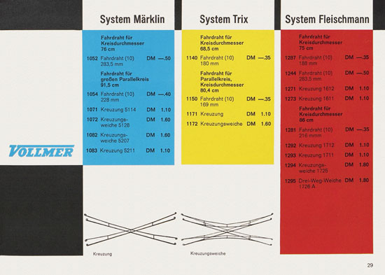Seite 29 Vollmer Katalog 1967-1968