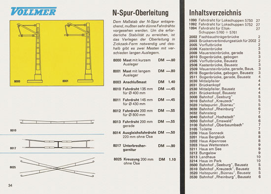 Seite 34 Vollmer Katalog 1967-1968