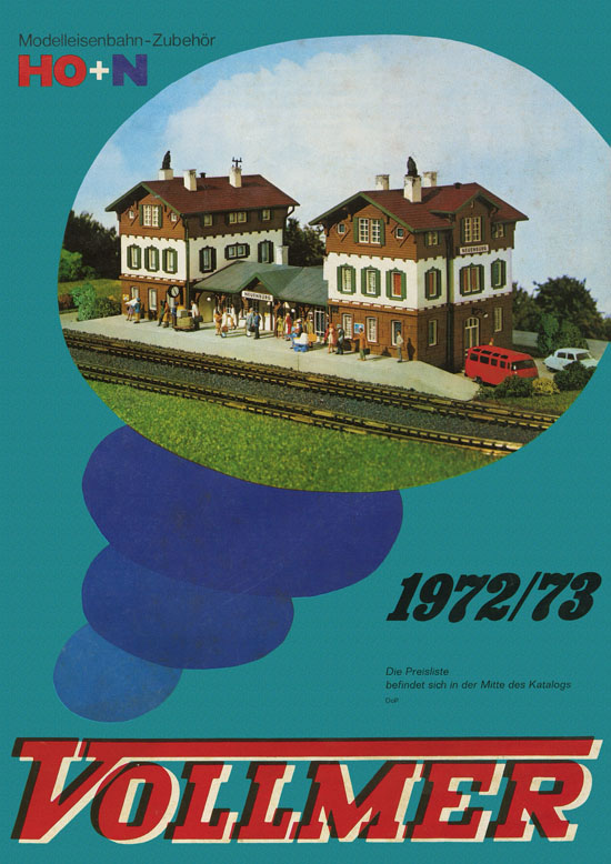 Seite 1 Vollmer Katalog Modelleisenbahn-Zubehör 1972-1973