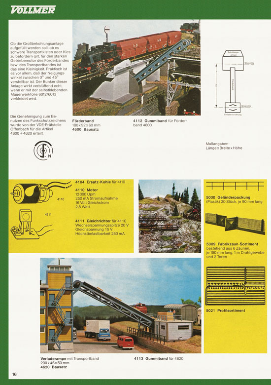 Vollmer Katalog 1974