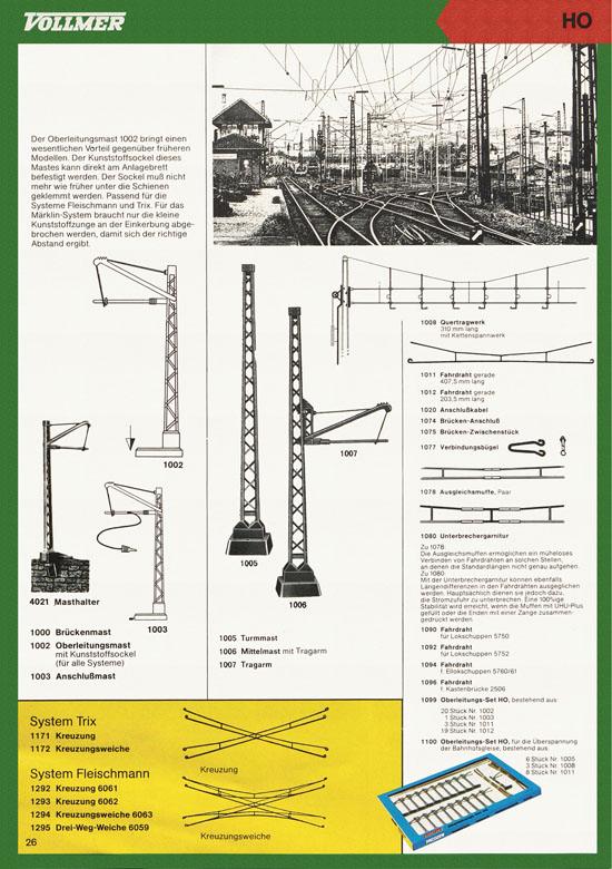 Vollmer Katalog 1974