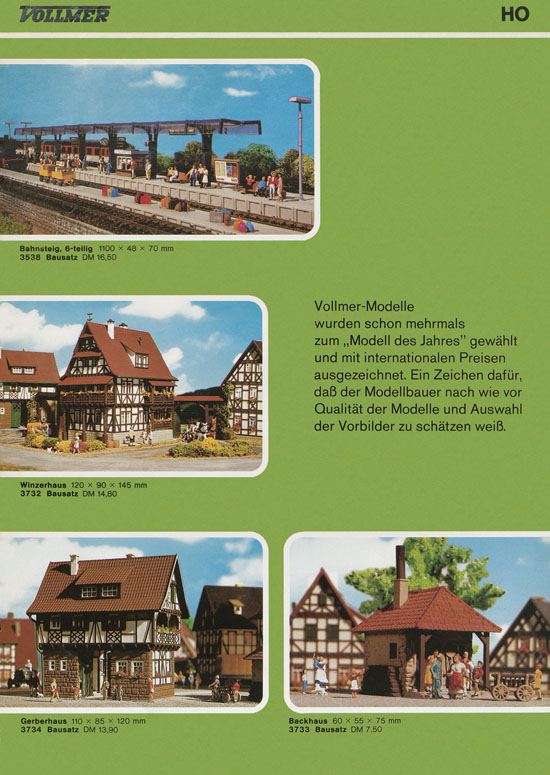 Seite 2 Vollmer Neuheiten H0 + N 1977