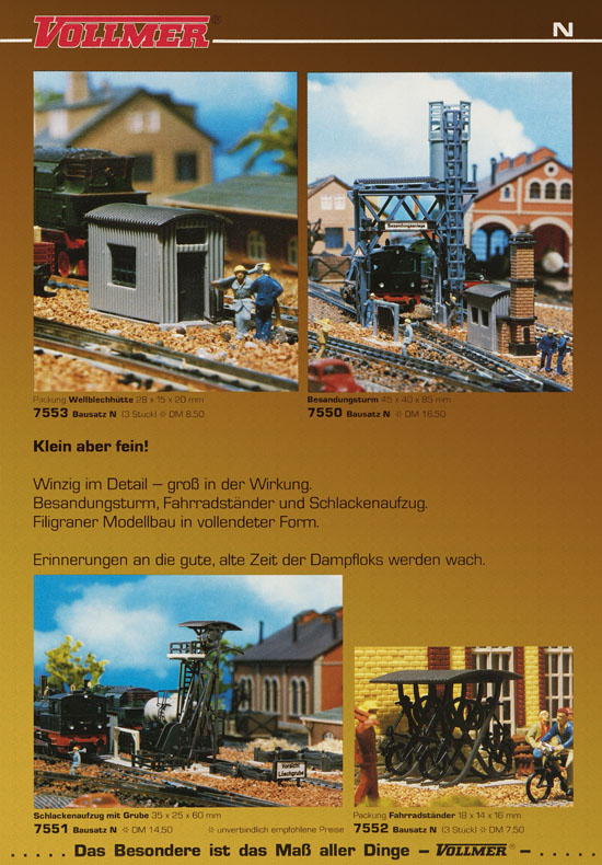 Seite 7 Vollmer Prospekt mit Neuheiten 1984