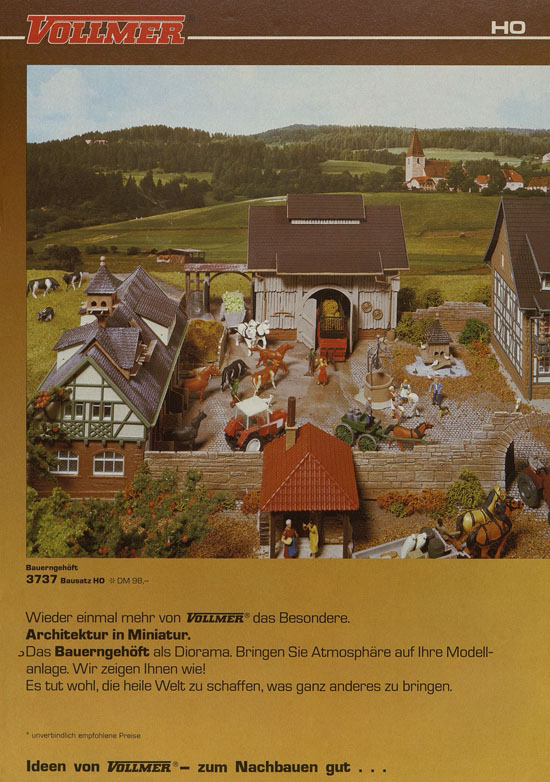 Seite 5 Vollmer Prospekt mit Neuheiten 1985