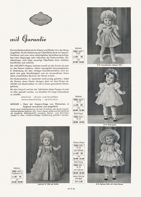 Wernicke Katalog 1953-1954