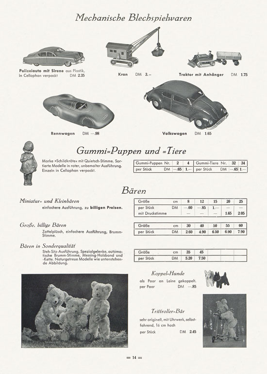 Wernicke Katalog 1953-1954