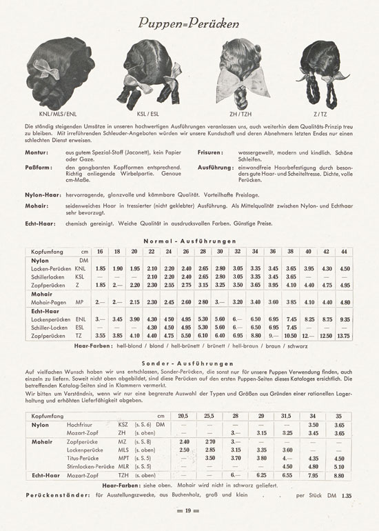 Wernicke Katalog 1953-1954