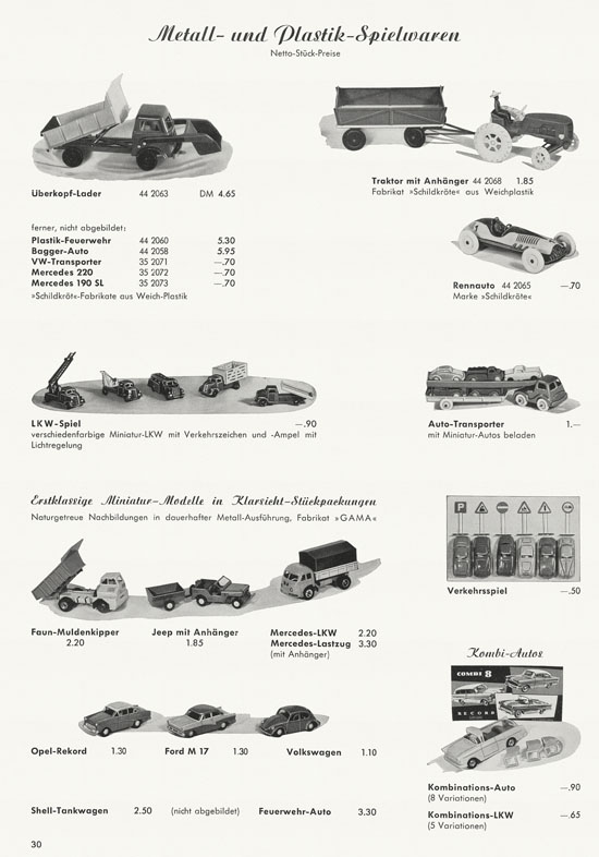 Wernicke Hauptkatalog 1962-1963