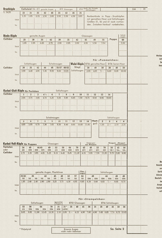 Seite 50 Wernicke Hauptkatalog 1962-1963