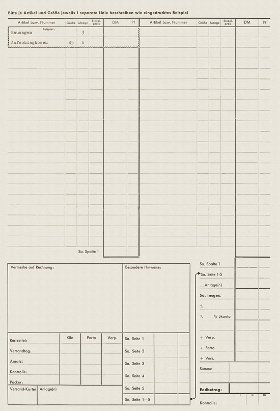 Wernicke Hauptkatalog 1962-1963