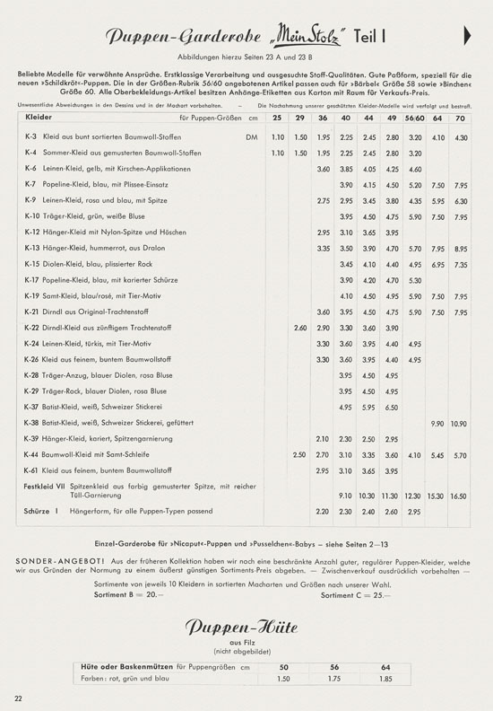 Seite 22 Wernicke Hauptkatalog 1964-1965