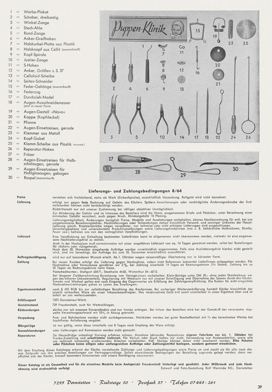 Seite 41 Wernicke Hauptkatalog 1964-1965