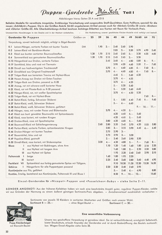 Seite 22 Wernicke Hauptkatalog 1965-1966