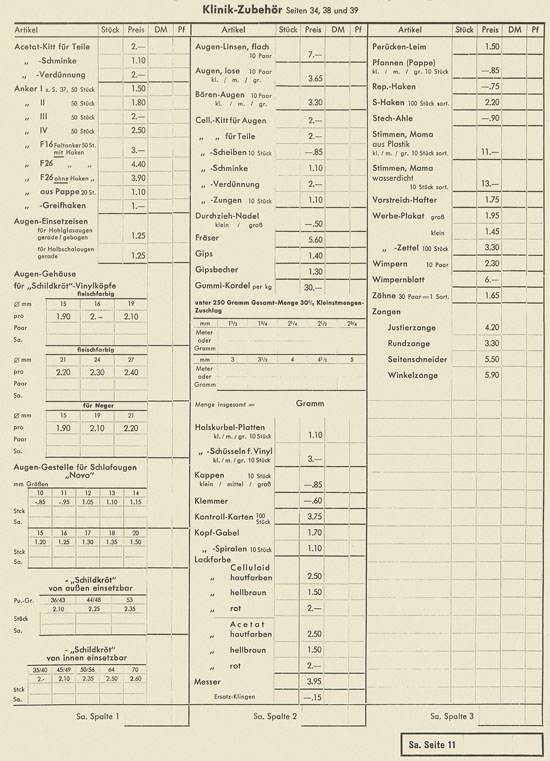 Wernicke Hauptkatalog 1965-1966