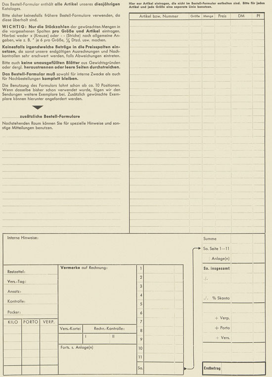 Seite 54 Wernicke Hauptkatalog 1965-1966
