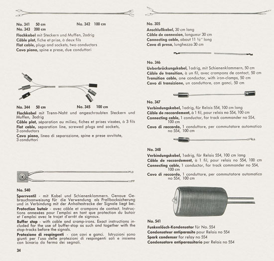 Wesa Schweizer Elektrische Modelleisenbahn Spur 13 mm Katalog 1960