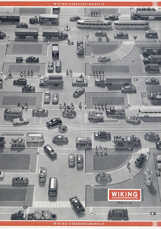 Seite 1 Wiking Katalog 1962, Wiking Modellbau Kataloge, Preisliste 1962, Bildpreisliste 1962, Verkehrsmodelle 1962