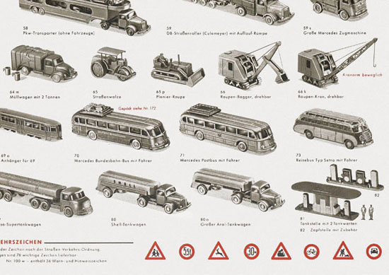 Seite 7 Wiking Verkehrsmodelle 1963, Wiking Modellbau Katalog 1963