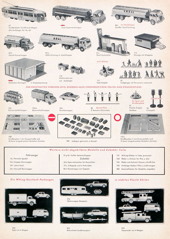 Seite 3 Wiking Katalog 1971, Wiking Modellbau Kataloge, Preisliste 1971, Bildpreisliste 1971, Verkehrsmodelle 1971