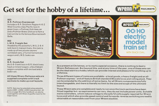 Wrenn Railways catalogue 1978