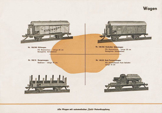 Zeuke-Bahnen Katalog 1957