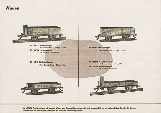 Zeuke-Bahnen Katalog 1957